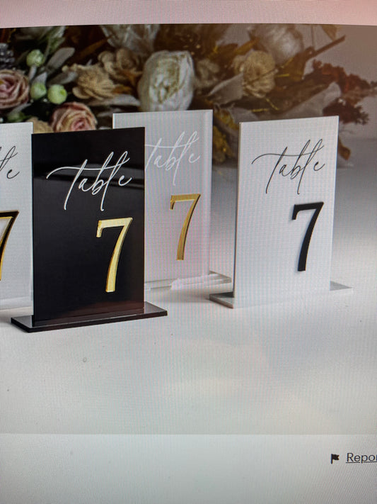 Table Number